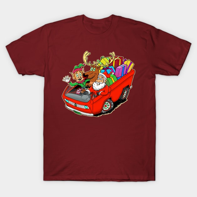 Santa Express just the van T-Shirt by Andres7B9